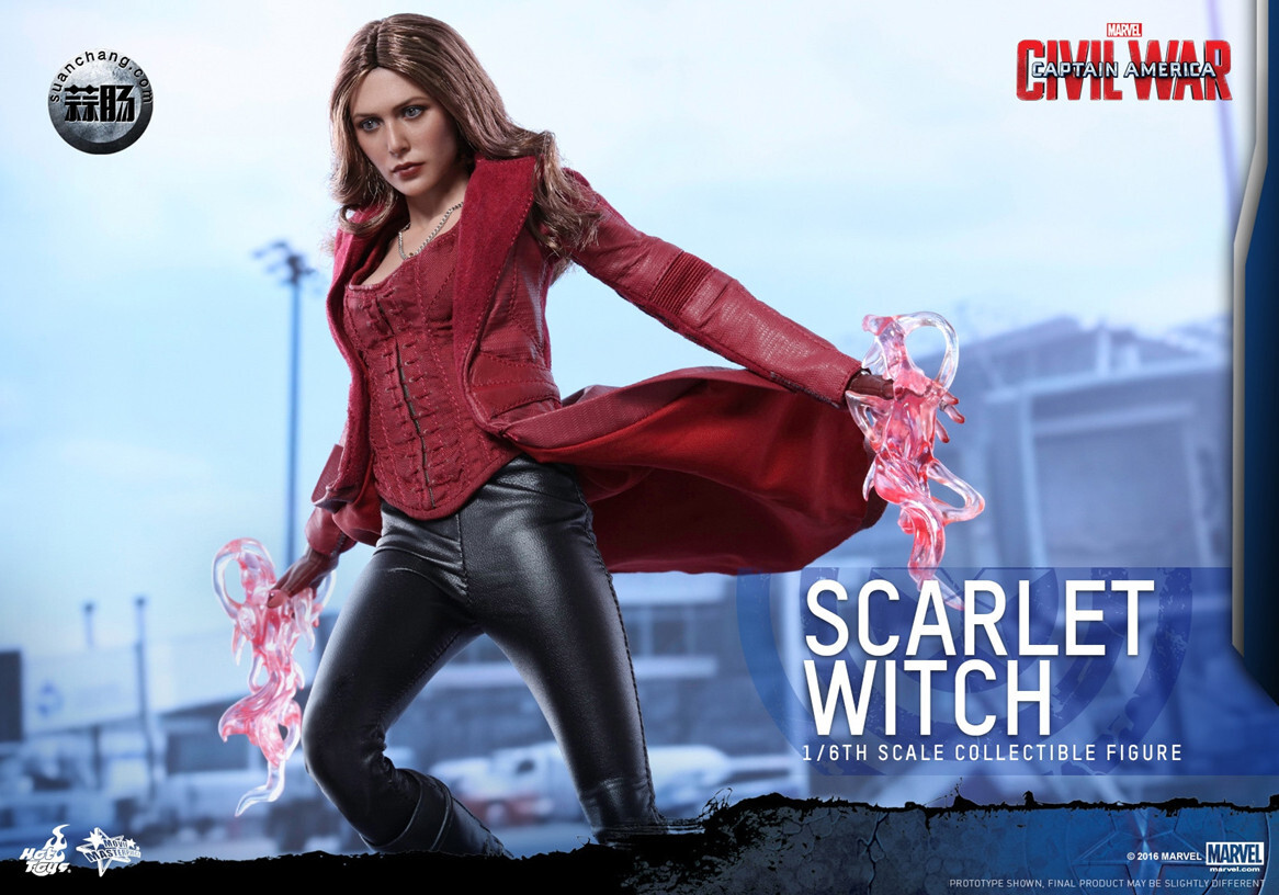 Hottoys 新品：《美國隊長3：內(nèi)戰(zhàn)》- Scarlet Witch/緋紅女巫 3.0