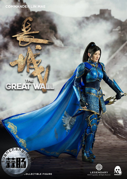 景甜終于來了！！ThreeZero新品《長城》鶴軍將領林梅官圖來襲