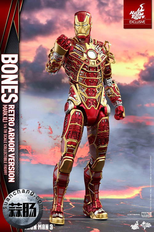 HOTTOYS 新品《鋼鐵俠3》-MK41 骨骼限定版 