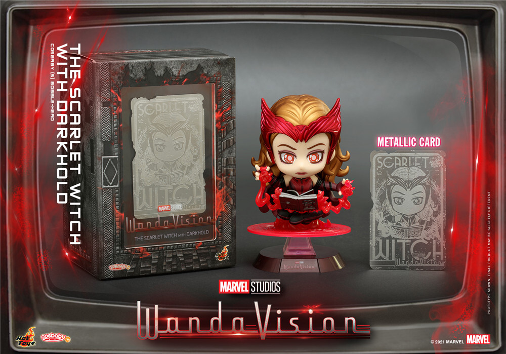 Hot Toys推出《旺達(dá)?幻視》紅女巫及黑暗之書(shū)COSBABY迷你珍 *** 偶