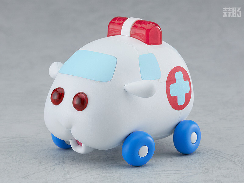 良笑社推出Moderoid《PUI PUI 天竺鼠車車》救護車車拼裝模型