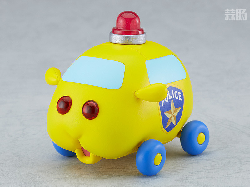 良笑社推出Moderoid《PUI PUI 天竺鼠車車》巡警車車拼裝模型