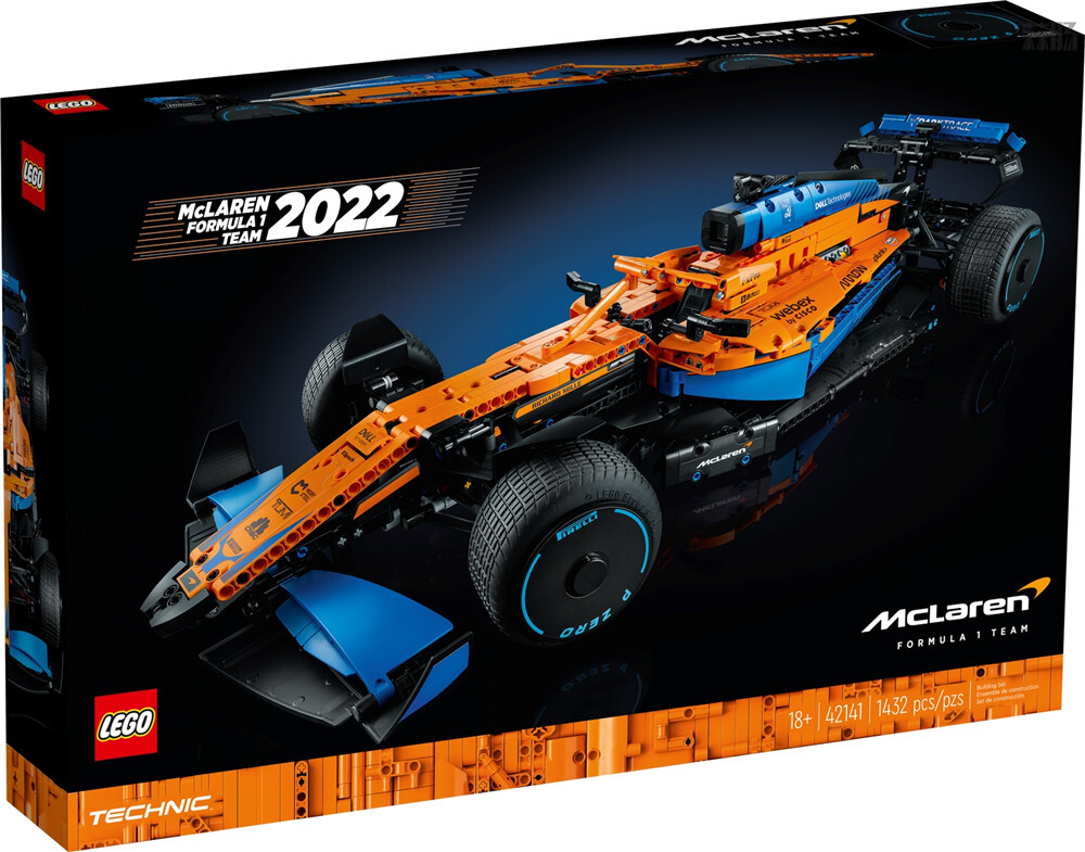 樂高推出科技系列LEGO-42141邁凱倫F1方程式賽車積木套裝