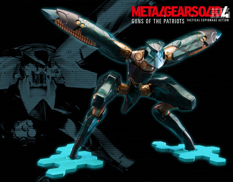壽屋再版《合金裝備4：愛(ài)國(guó)者之槍》Metal Gear Ray 1/100模型