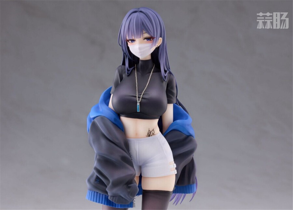 maxcute推出畫師Biya原創插畫角色 口罩少女 尤娜 1/7手辦