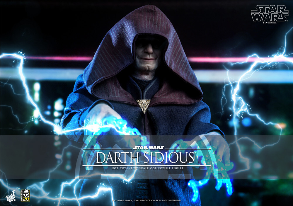 Hot Toys推出《星球大戰(zhàn)：克隆人戰(zhàn)爭》達斯·西迪厄斯和克隆指揮官福克斯1:6人偶