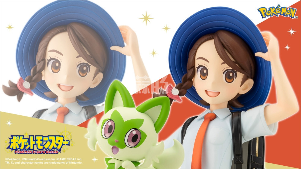 壽屋推出ARTFX J《寶可夢 朱/紫》小青with新葉喵 1/8手辦