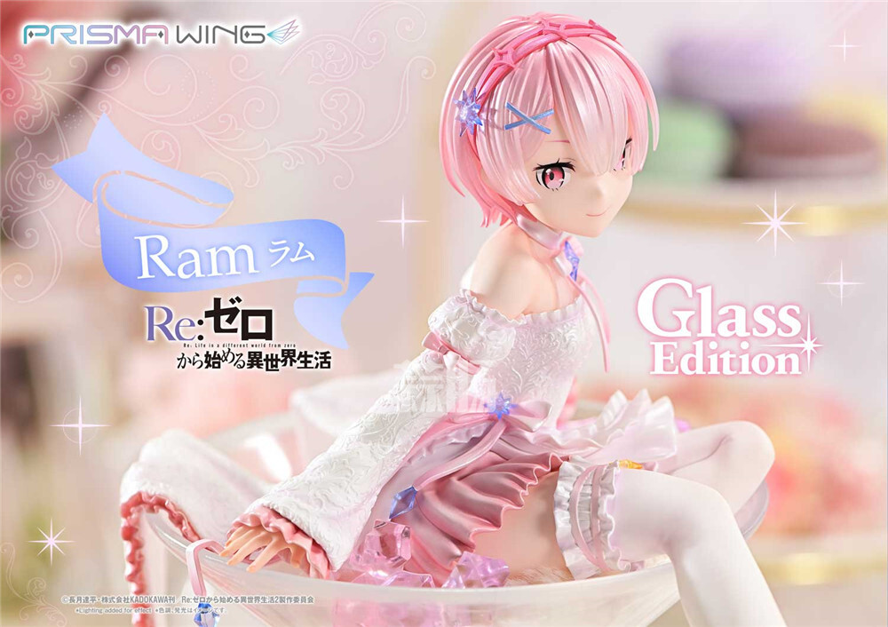 P1S推出PRISMA WING《Re：從零開始》拉姆 玻璃杯款1/7手辦