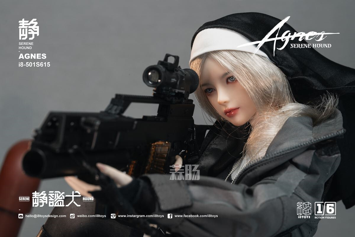 i8TOYS推出i8-501S615靜謐犬 "阿格尼絲" 1/6可動(dòng)人偶