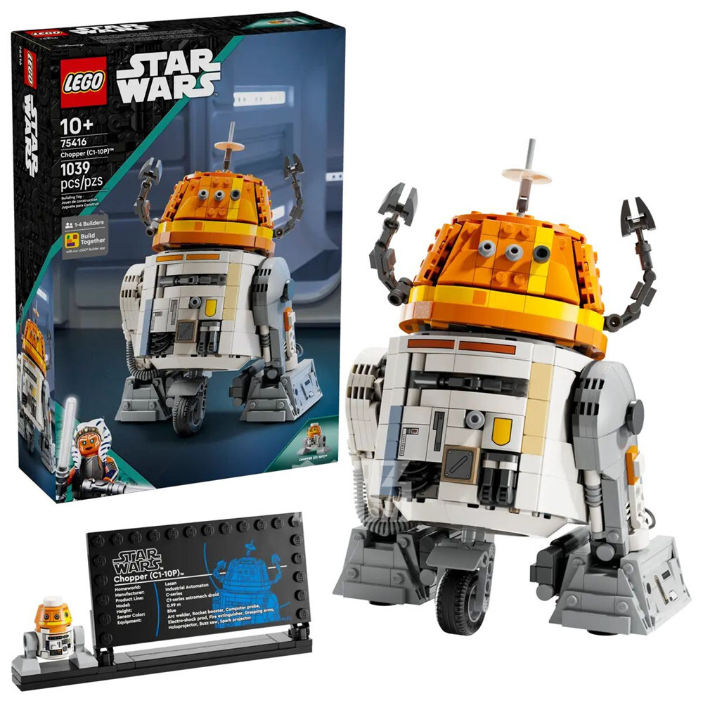 樂高推出LEGO-75416《星球大戰》“小鐵”C1-10P 積木套裝