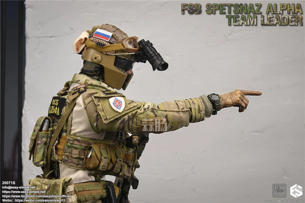 Easy&Simple推出俄羅斯 FSB 阿爾法特種部隊 限定版1/6兵人