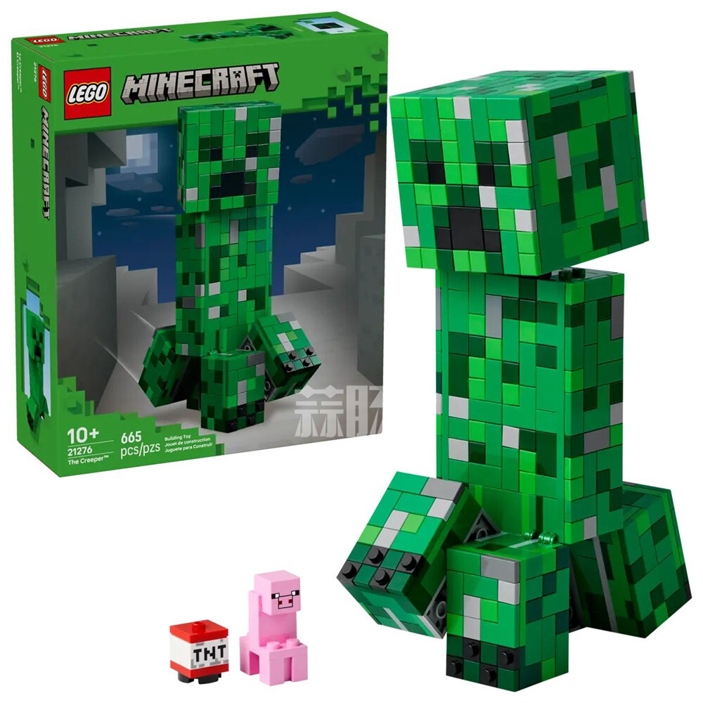 樂高推出LEGO-21276《我的世界》苦力怕 積木套裝