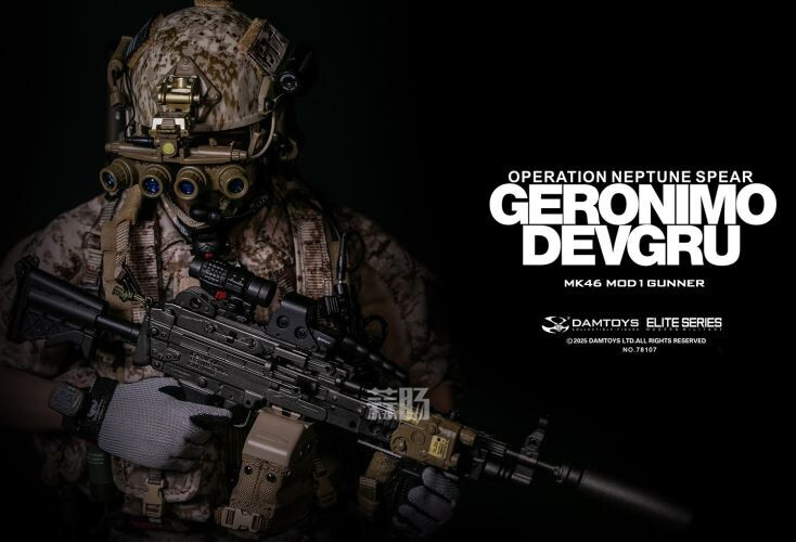 DAMTOYS推出“杰羅尼莫”MK46 MOD1 機槍手1/6可動人偶