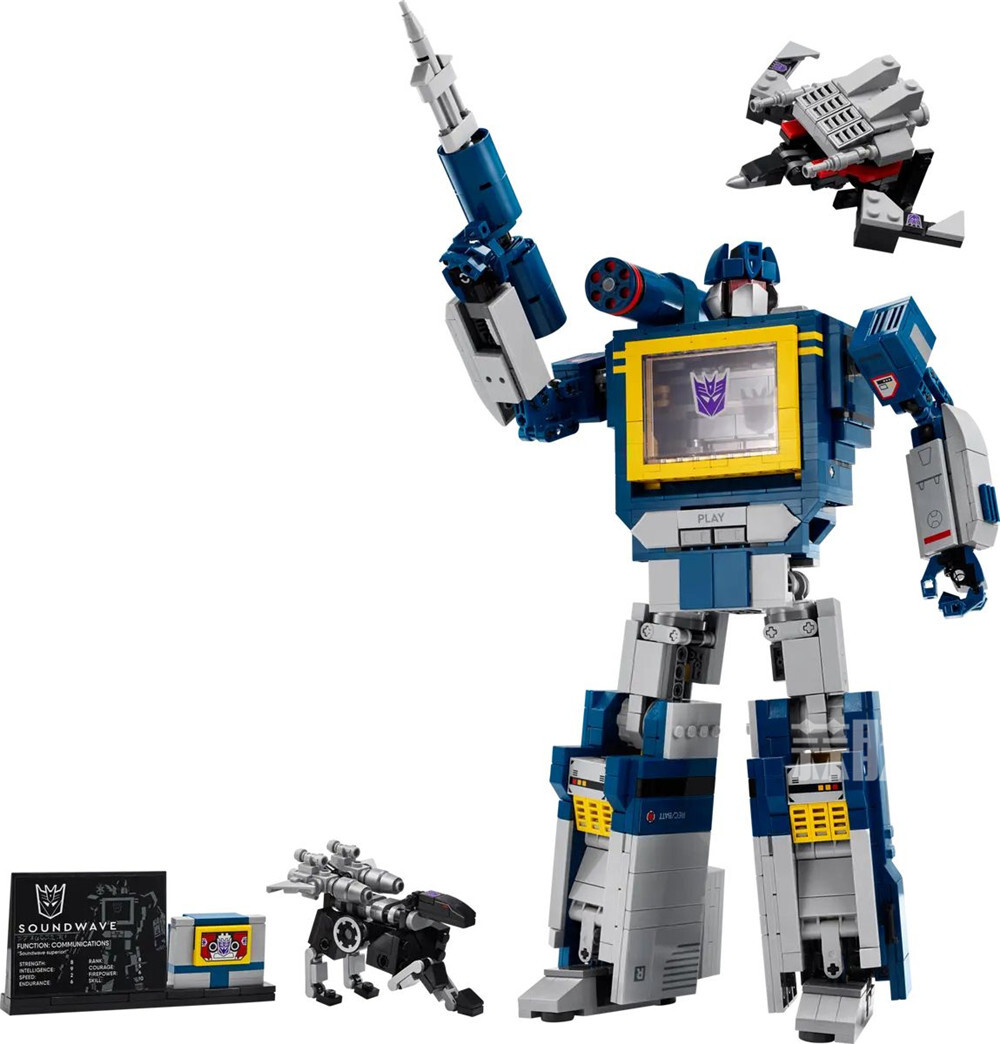 樂高推出LEGO-10358《變形金剛》聲波 積木套裝